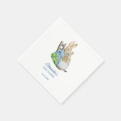 Serviette En Papier Peter Rabbit Mommy Baby Shower (Coin)