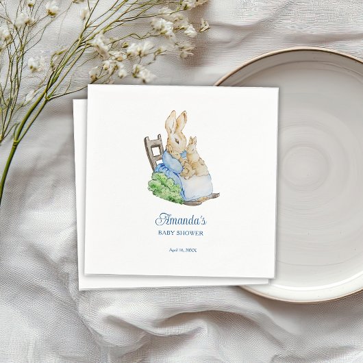 Serviette En Papier Peter Rabbit Mommy Baby Shower