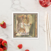 Serviette En Papier Peter Rabbit Napkins (En situation)