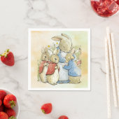 Serviette En Papier Peter Rabbit Napkins (En situation)