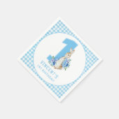 Serviette En Papier Peter Rabbit Premier anniversaire (Coin)