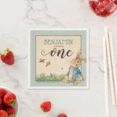 Serviette En Papier Peter Rabbit | Premier anniversaire du bébé (En situation)
