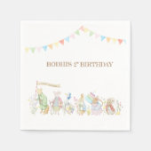 Serviette En Papier Peter the Rabbit Anniversaire Parade (Devant)