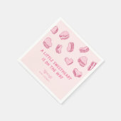 Serviette En Papier Petit amour Valentine Baby shower serviettes (Coin)