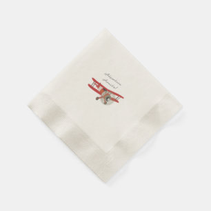 Serviette En Papier Petit Baby shower Aviator