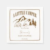 Serviette En Papier Petit baby shower boho de camper personnalisé (Devant)