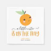 Serviette En Papier Petit Baby shower Citrus Cutie Cocktail Napkin (Devant)