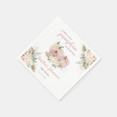 Serviette En Papier Petit Baby shower d'automne doux Citrouille (Coin)