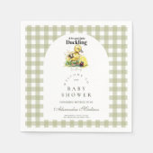 Serviette En Papier Petit Baby shower de canard (Devant)