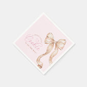 Serviette En Papier Petit Baby shower de livre de cookies (Coin)