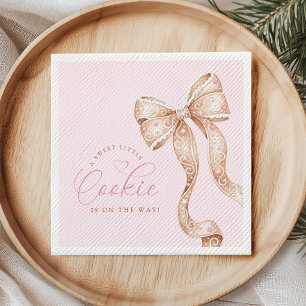 Serviette En Papier Petit Baby shower de livre de cookies