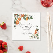 Serviette En Papier Petit baby shower mignon (En situation)