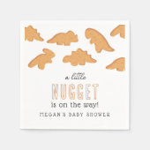 Serviette En Papier Petit Baby shower Nugget (Devant)