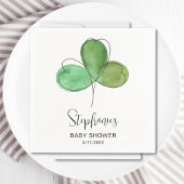 Serviette En Papier Petit Baby shower Shamrock