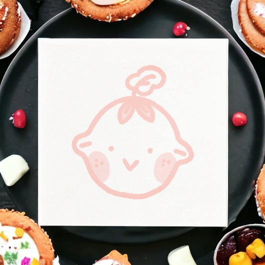 Serviette En Papier Petit Bébé mignon