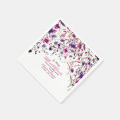 Serviette En Papier Petit bébé rose doux et doux (Coin)