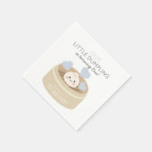 Serviette En Papier Petit Bleu Dumpling Boy Anniversaire (Coin)