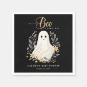 Serviette En Papier Petit Boho Ghost Baby shower d'Halloween (Devant)