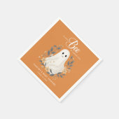 Serviette En Papier Petit Boho Ghost Baby shower d'Halloween (Coin)