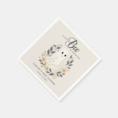 Serviette En Papier Petit Boho Ghost Baby shower d'Halloween (Coin)