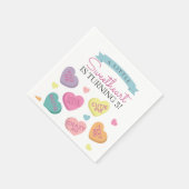 Serviette En Papier Petit Bonbons adorable Anniversaire (Coin)