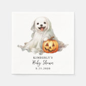 Serviette En Papier Petit Boo Cute Halloween Simple Baby shower (Devant)