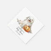 Serviette En Papier Petit Boo Cute Halloween Simple Baby shower (Coin)