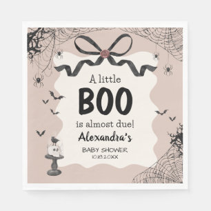 Serviette En Papier Petit Boo Halloween Baby shower gothique