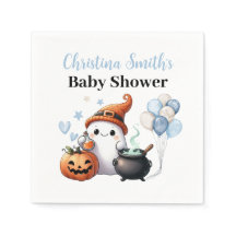 Petit Boo Halloween Boy Baby shower papier Napkin