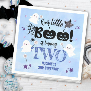 Serviette En Papier Petit Boo ! Joli Garçon Halloween Épouvantable 2e