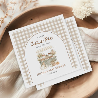 Serviette En Papier Petit Bout de Chou en Route Fête Prénatale d'Autom