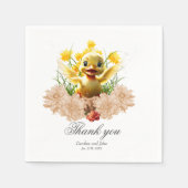 Serviette En Papier Petit canard doux (Devant)