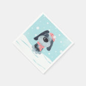 Serviette En Papier Petit chiot, bébé (Coin)