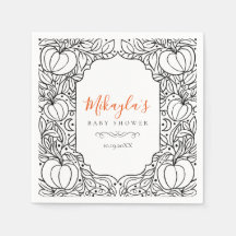 Petit Citrouille Automne Automne Halloween Baby sh