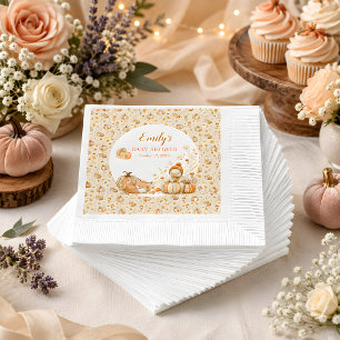 Serviette En Papier Petit Citrouille Bébé Automne Serviettes de Cockta