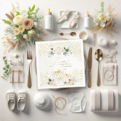 Serviette En Papier Petit Citrouille En Chemin