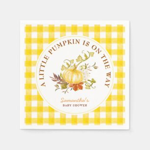 Serviette En Papier Petit Citrouille en route Baby shower