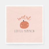 Serviette En Papier petit citrouille mignon (Devant)