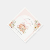 Serviette En Papier Petit Citrouille sur le chemin Baby shower (Coin)