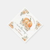 Serviette En Papier Petit Citrouille sur le chemin Boho Baby shower d' (Coin)