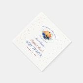 Serviette En Papier Petit Citrouille Thanksgiving Baby shower Pap (Coin)
