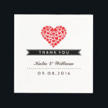 Serviette En Papier Petit Coeur et Red Love Papier Napkin pour Mariage<br><div class="desc">Petits coeurs formant la forme de l'amour. Personnalisez la serviette en papier pour mariage ou toute occasion spéciale comme la douche nuptiale, fête de fiançailles, anniversaire, anniversaire, dîner annuel et plus encore. Design simple et élégant. Obtenez un autocollant correspondant, une carte d'invitation, un affranchissement et plus de ma boutique zazzle....</div>