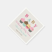 Serviette En Papier Petit Cupcake Baby Sprinkel ou Baby shower (Coin)