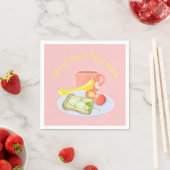 Serviette En Papier Petit déjeuner (En situation)