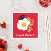 Serviette En Papier Petit-déjeuner Brunch Graduation Party (En situation)