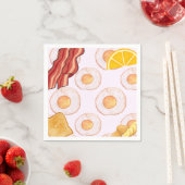 Serviette En Papier Petit déjeuner - Brunch Papier serviettes (En situation)