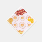 Serviette En Papier Petit déjeuner - Brunch Papier serviettes (Coin)