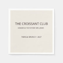 Petit déjeuner club croissant brun espresso minima
