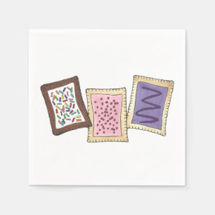 Serviette En Papier Petit-déjeuner congelé Pâtisserie Grille-pain Junk