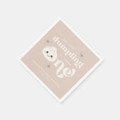 Serviette En Papier Petit Dumpling Bao Dim Sum Premier anniversaire (Coin)